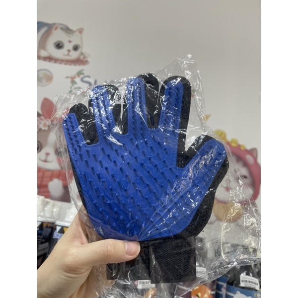 Găng tay chải lông chó mèo