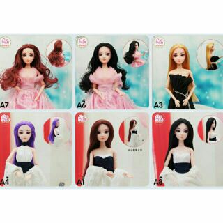 Búp bê barbie tóc dầy mặt xinh ( 7 mẫu chọn )