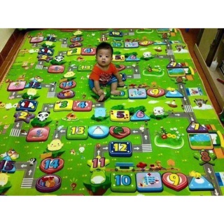 Thảm xốp maboshi 2 mặt cho bé