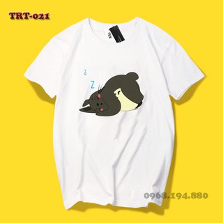 ÁO THUN NGẮN TAY IN HÌNH ICON TOTORO DỄ THƯƠNG