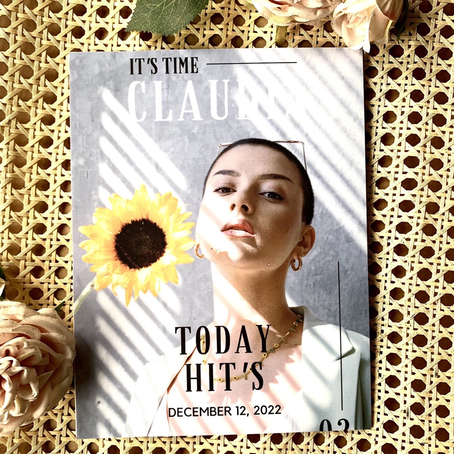 Bìa tạp chí làm đạo cụ chụp ảnh thời trang độc đáo Fashion magazine