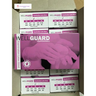 Găng tay y tế có bột Wellguard Size S, M, L