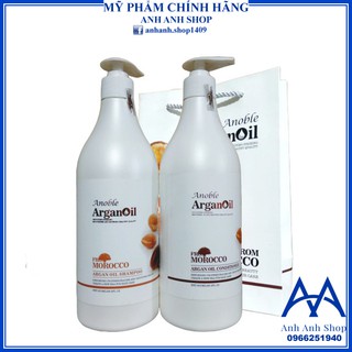 [CHÍNH HÃNG] COMBO DẦU GỘI XẢ ARGAN OIL ANOBLE USA 1600ml/Cặp