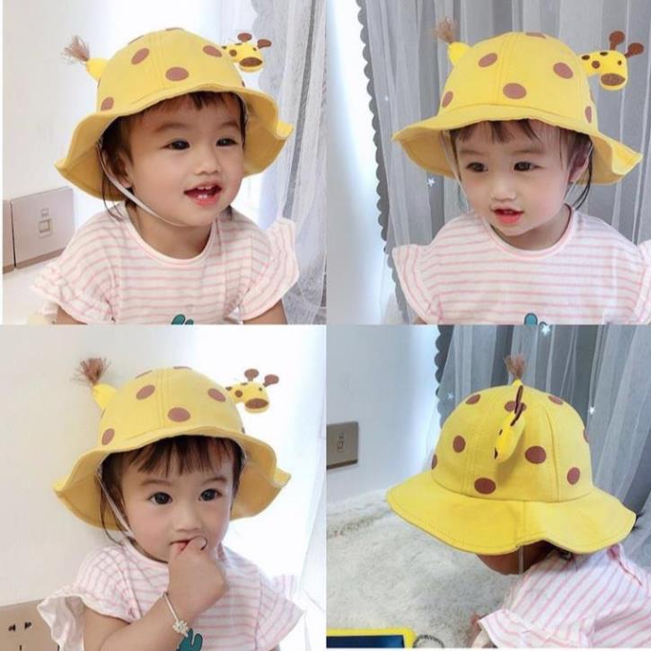 (quà tặng) (MV 45088) Mũ vành cho bé hình con vật  3D siêu hót  1-3 tuổi PK Tkutrang