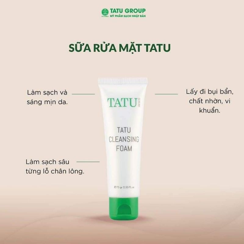 SỮA RỬA MẶT TATU
