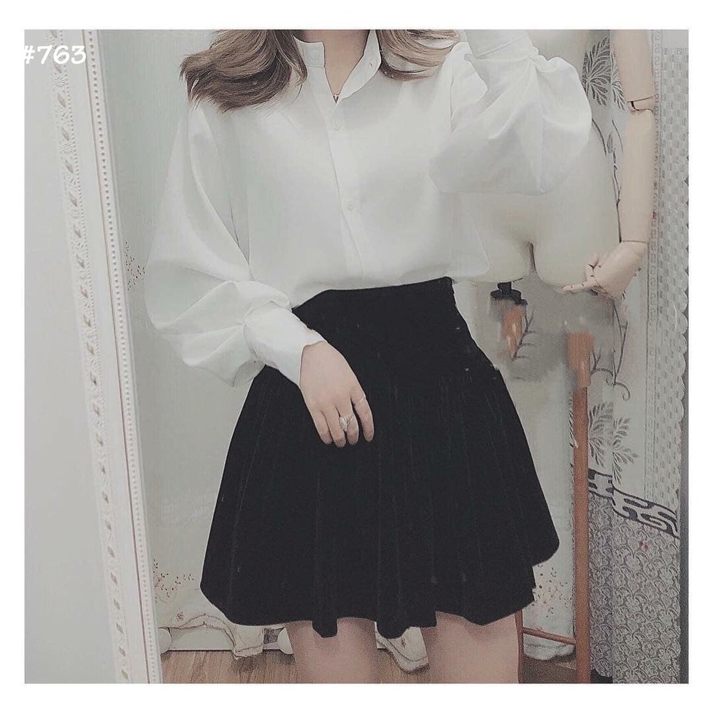 Áo sơ mi nữ siêu xinh mặc công sở chất đũi đẹp nhiều màu