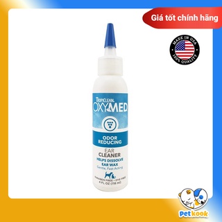 Nước Vệ Sinh Tai Cho Chó Mèo Oxymed Tropiclean - Petkook