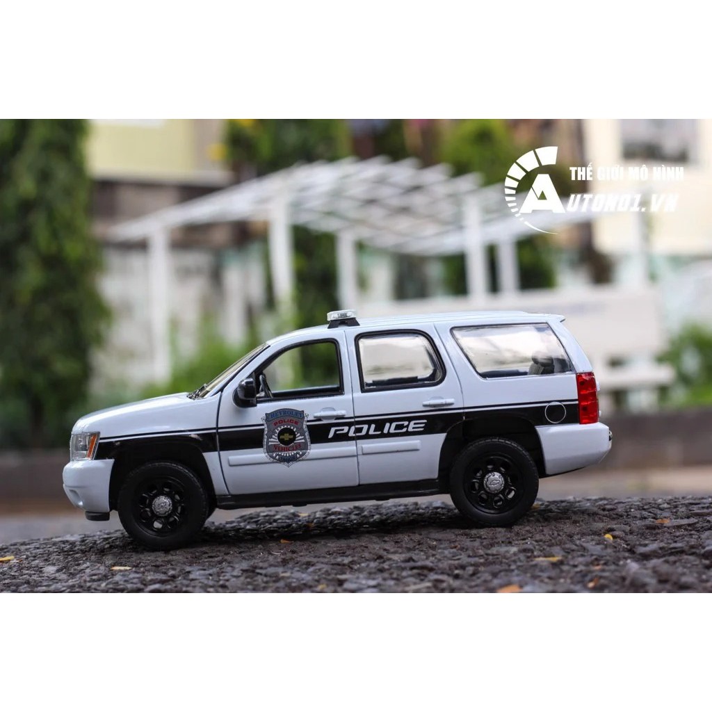 MÔ HÌNH XE CHEVROLET TAHOE 2008 POLICE 1:24 WELLY 7020