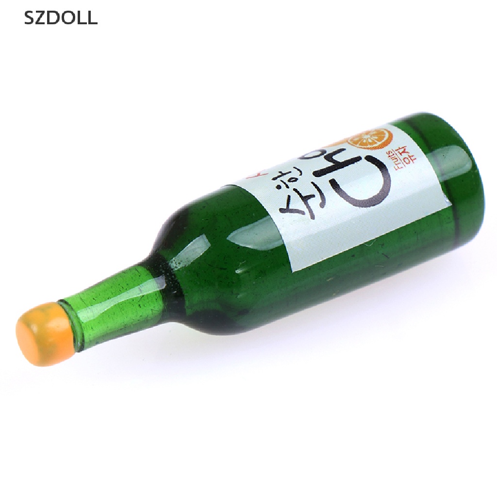 5 Chai nước trái cây tỉ lệ 1: 12 để trang trí nội thất cho nhà búp bê