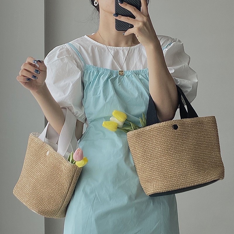 Túi Cói Đan Mây Vintage, Túi Cối Retro | BigBuy360 - bigbuy360.vn
