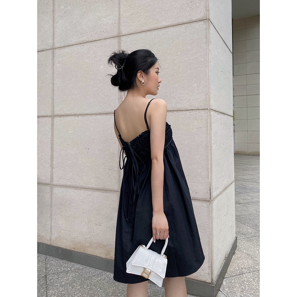 ĐẦM HAI DÂY NHIỀU MÀU NHÚN NGỰC XINH XẮN - HARLEY DRESS