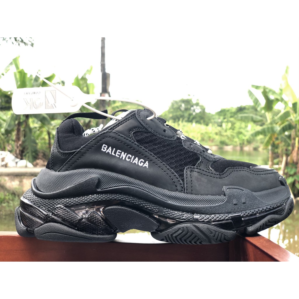 Giày Balen trips đế khí siêu cấp full đen
