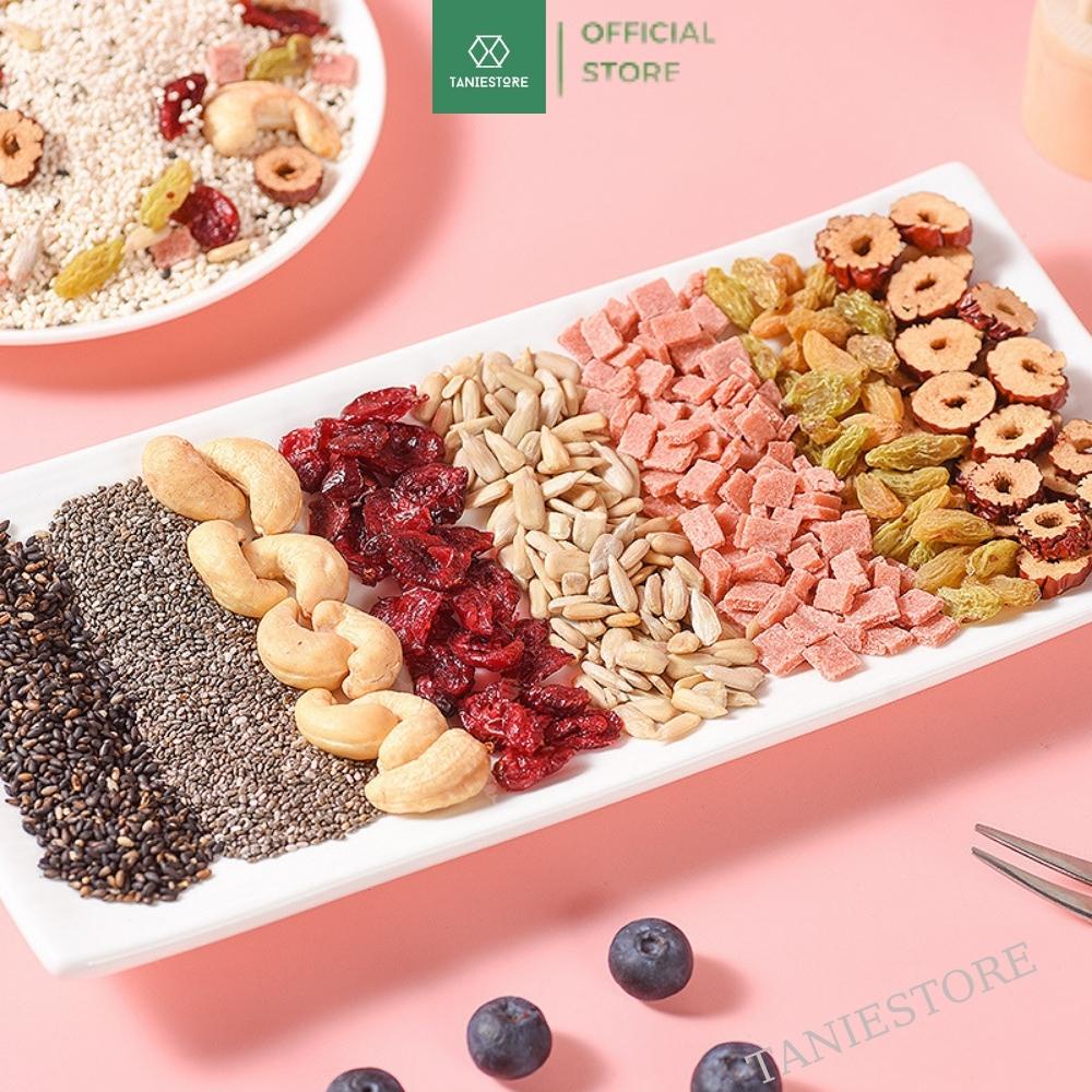 Bột củ sen mix hạt dinh dưỡng Quế Hoa Hạnh Nhân – dưỡng nhan Meizhoushike M3 đẹp da