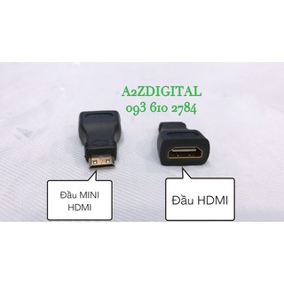 Đầu chuyển từ cổng mini hdmi sang hdmi âm