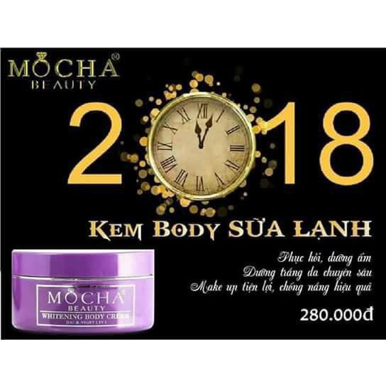 Kem dưỡng trắng toàn thân Body sữa lạnh Mocha