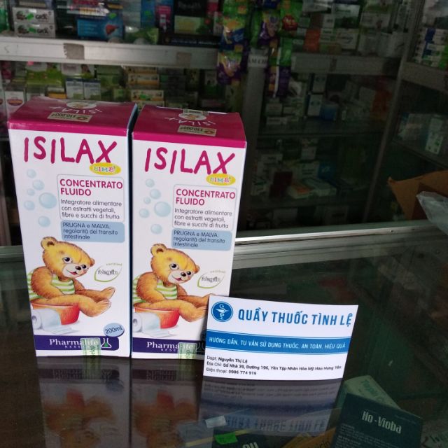 Isilax bibi đánh bay táo bón ở trẻ ( sản phẩm không phải là thuốc không có tác dụng thay thế thuốc chưa bệnh)