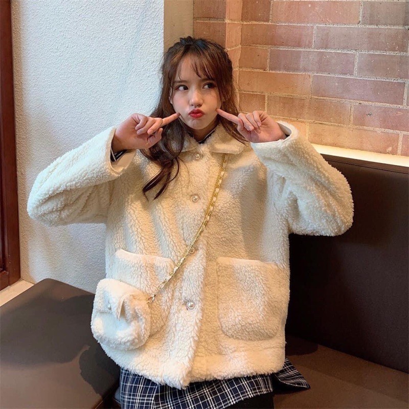  Áo khoác lông kèm túi | BigBuy360 - bigbuy360.vn