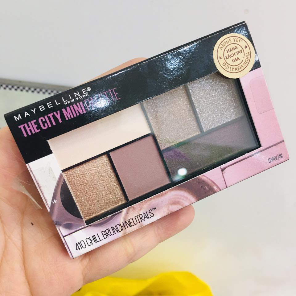 Bảng phấn mắt mini Maybelline The City Mini Palette hàng xách tay Mỹ