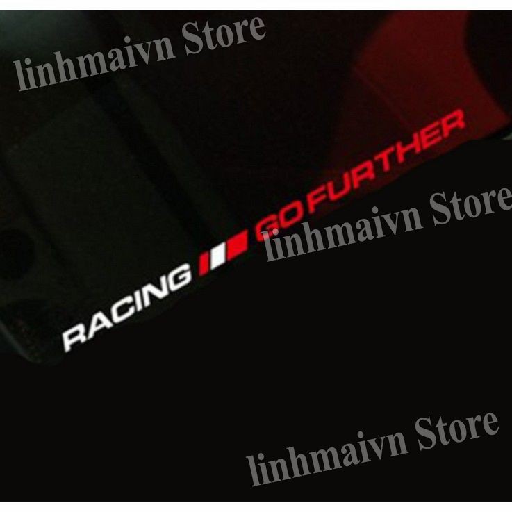 Tem Racing Go Further Phản Quang Dán Kính Cửa Sổ ô Tô MS-161- phụ kiện xế hộp