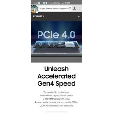 SSD M.2 NVME PCIE 4x4 PM9A1 256GB. M.2 Galaxy V2 256Gb. Acer FA100 512Gb