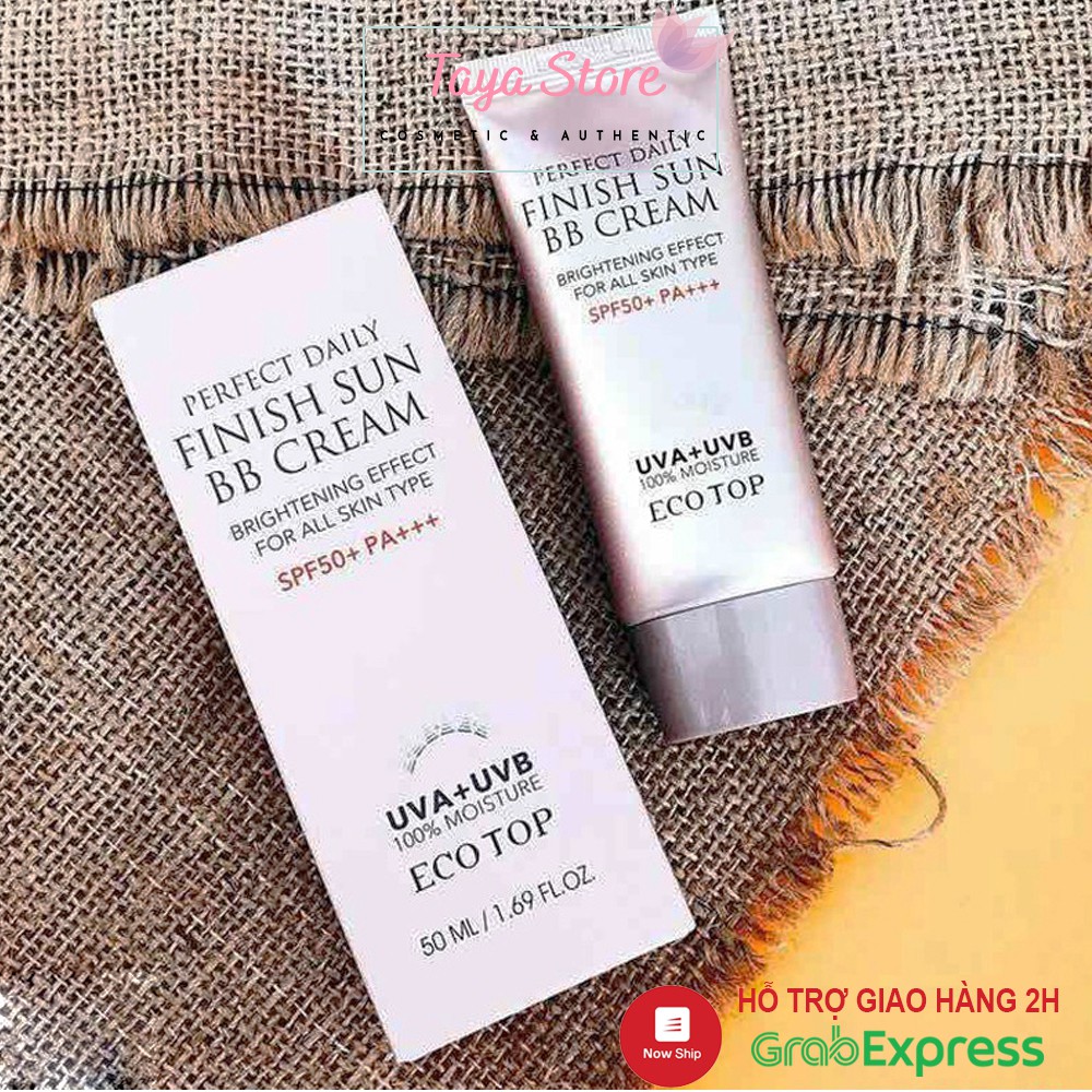 Kem nền trang điểm chống nắng BB Cream Ecotop Hàn Quốc 50ml SPF 50+ PA+++