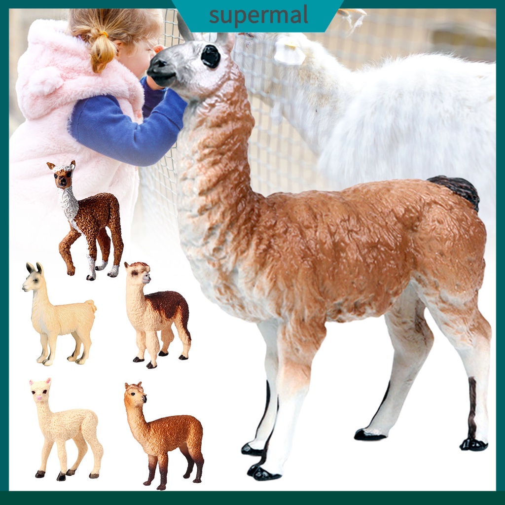 Mô Hình Lạc Đà Alpaca Xinh Xắn Dùng Trong Trang Trí