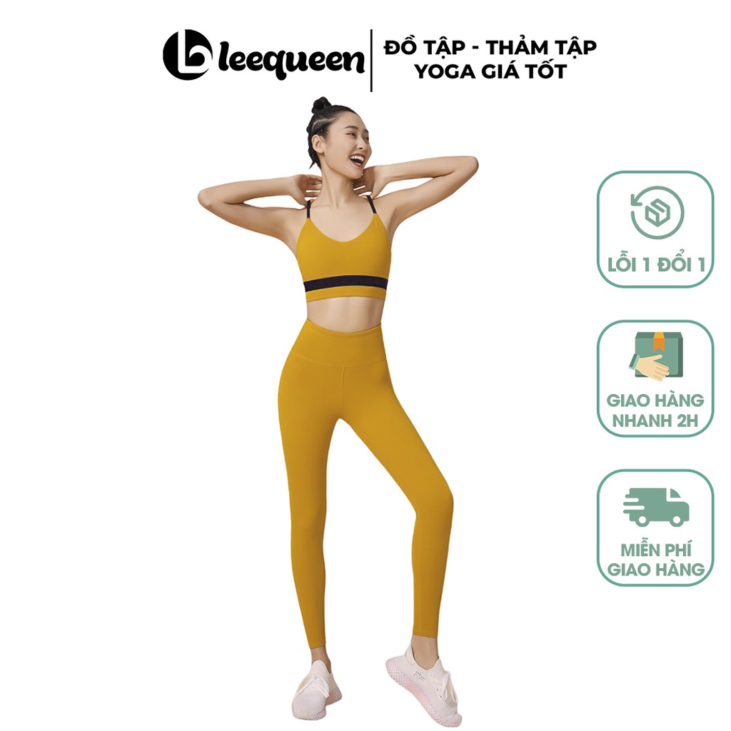 Đồ tập Yoga Gym Fitness cao cấp hàng Quảng Châu chất liệu co giãn 4 chiều, thấm hút mồ hôi cực tốt