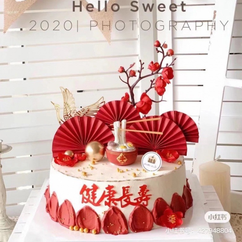 dụng cụ trang trí bánh kem [FREESHIP❤️] bát mỳ trường thọ