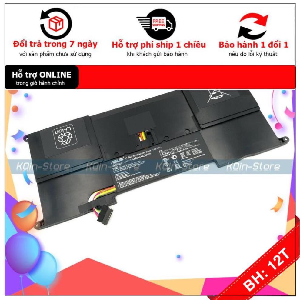 [BH12TH] ⚡️[Pin zin] Pin Laptop ASUS UX21 (ZIN) - 4 CELL - Ultrabook Zenbook UX21 UX21E (Cell dẹp) [MỚI]