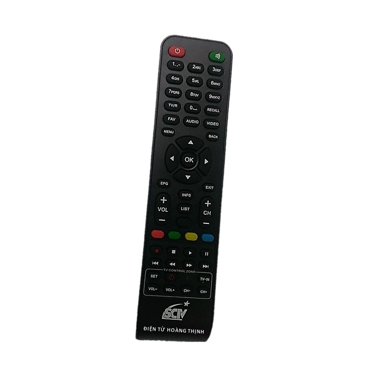 Điều Khiển SCTV - REMOTE SCTV - Dùng cho đầu thu SCTV