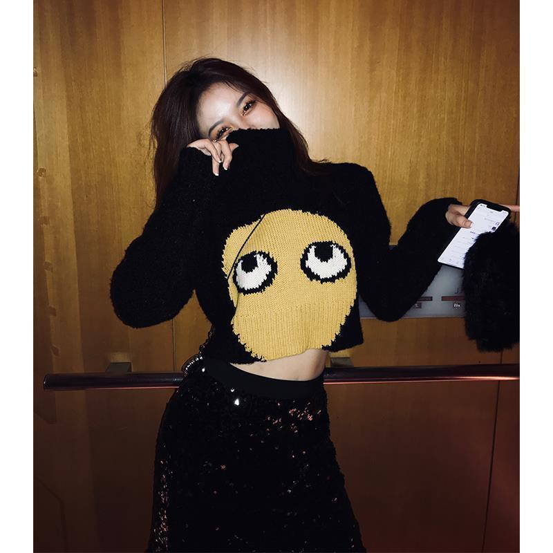 Áo Sweater Cổ Cao Phong Cách Thời Trang Xuân Thu Kiểu Mới