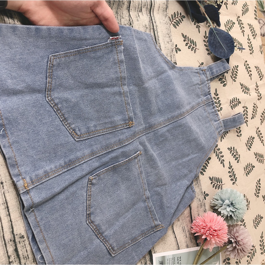 Yếm Thời Trang Hàn Quốc Dành Cho Bé Gái Mẫu Hot 2022 - Họa Tiết Thêu Xinh Cute (048)