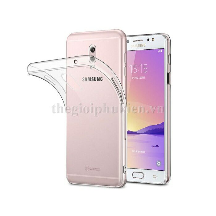 Ốp lưng silicon trong suốt Samsung Galaxy J7 Plus siêu mỏng 0.5 mm