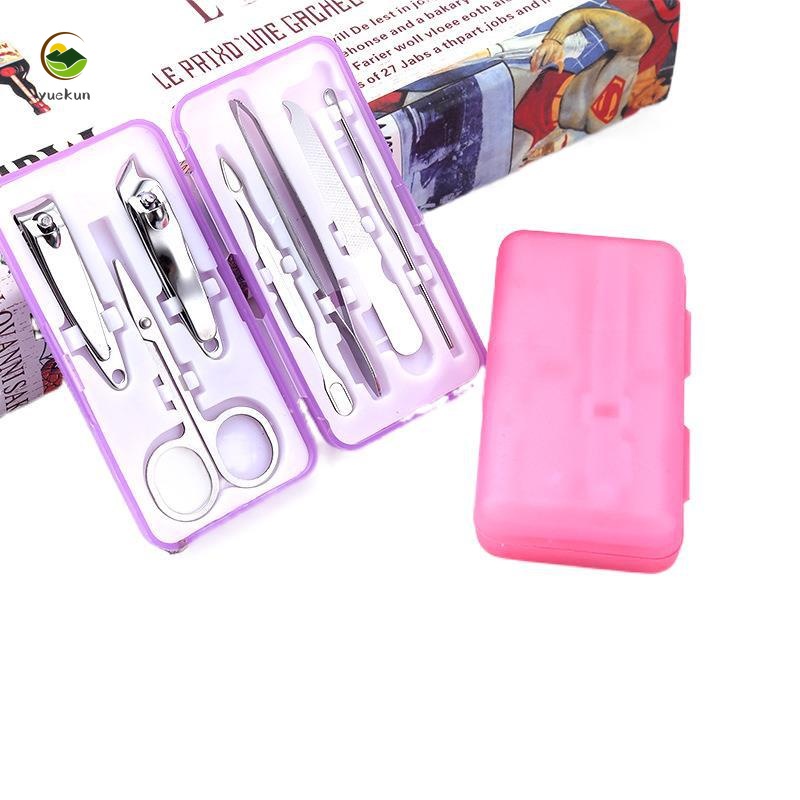 [Hàng mới về] Bộ dụng cụ chăm sóc móng 7 trong 1 chuyên nghiệp