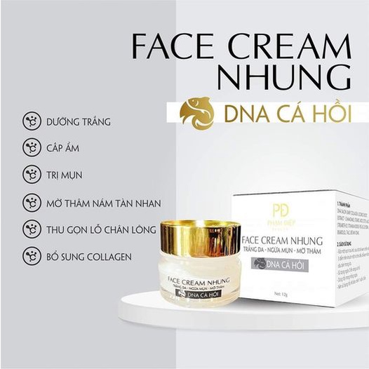 Kem Face Nhung Phạm Điệp Beauty, Giúp Sáng Da, Giảm Mụn Thâm