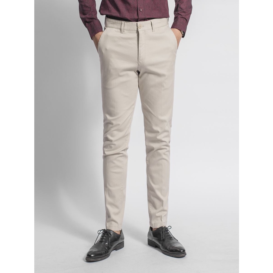 Quần khaki nam Aristino cotton  túi xẻ 2 bên  AKK01108