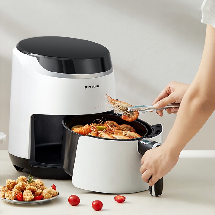 Nồi chiên không dầu AirFryer BIYI AF-69A 4L 1500W - Phủ chống dính an toàn, thép không gỉ - Bảo hành 12 tháng