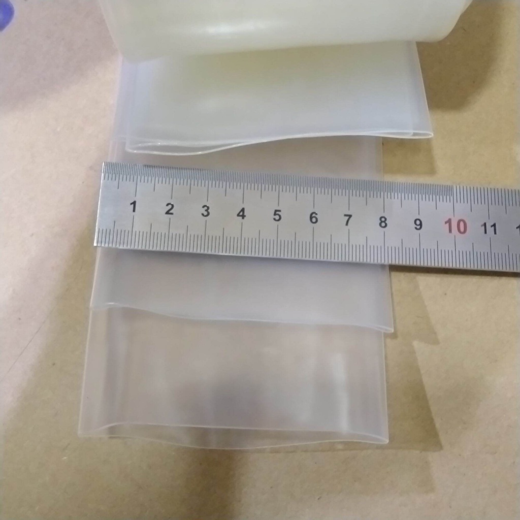 2 mét ống gen co nhiệt trong suốt phi 50mm.