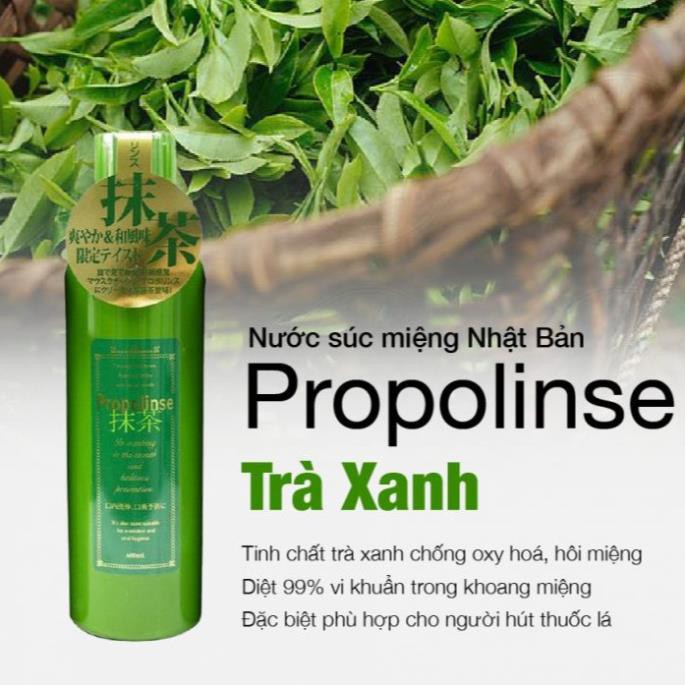 Nước súc miệng Propolinse trà xanh nước xúc miệng Propolinse nội địa Nhật 600ml Tu22 Shop