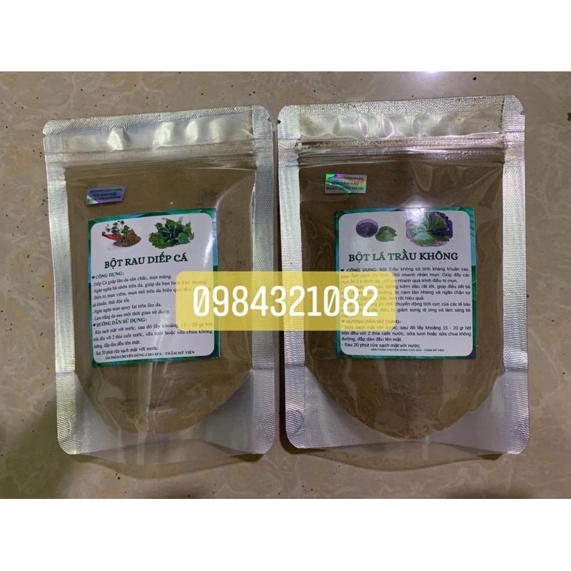500gr Bột Lá Trầu Không  nguyên chất handmade