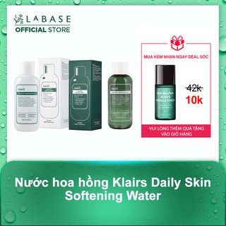 Nước Hoa hồng Tẩy Da Chết và Cấp Ẩm Klairs Daily Skin Softening Water 500ml