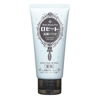 Sữa rửa mặt dành cho da mụn rosette face wash pasta acne clear nhật bản