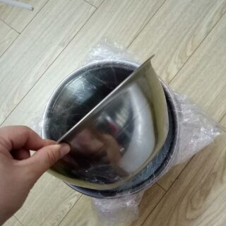 BÁT INOX DÀN CHO SPA SIZE LỚN 22CM