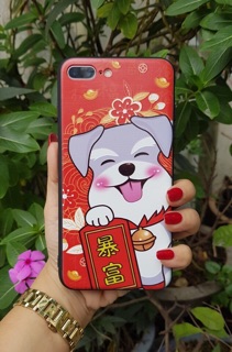 Ốp lưng chó phát tài cho điện thoại