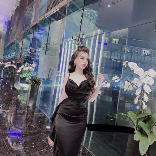 ĐẦM BODY CỔ ĐỔ PHI LỤA