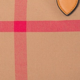 Túi Xách Nữ Vải Canvas Sọc Caro Xinh Xắn