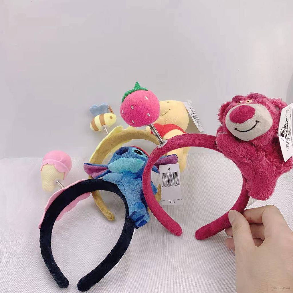DISNEY Băng Đô Cài Tóc Hình Nhân Vật Hoạt Hình Winnie the Pooh NS3