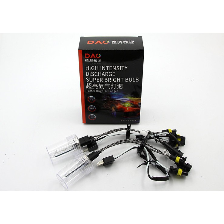 Bộ 2 bi gầm 3inch đèn Xenon DAO ballast 55W 2 chế độ pha cos phá sương siêu sáng cho ô tô xe máy