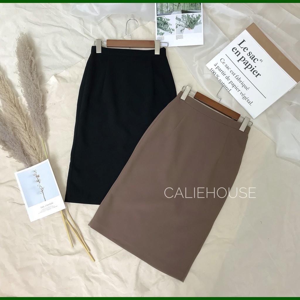 Chân váy Calie House CV3 xẻ sau quyến rũ | Shopee Việt Nam