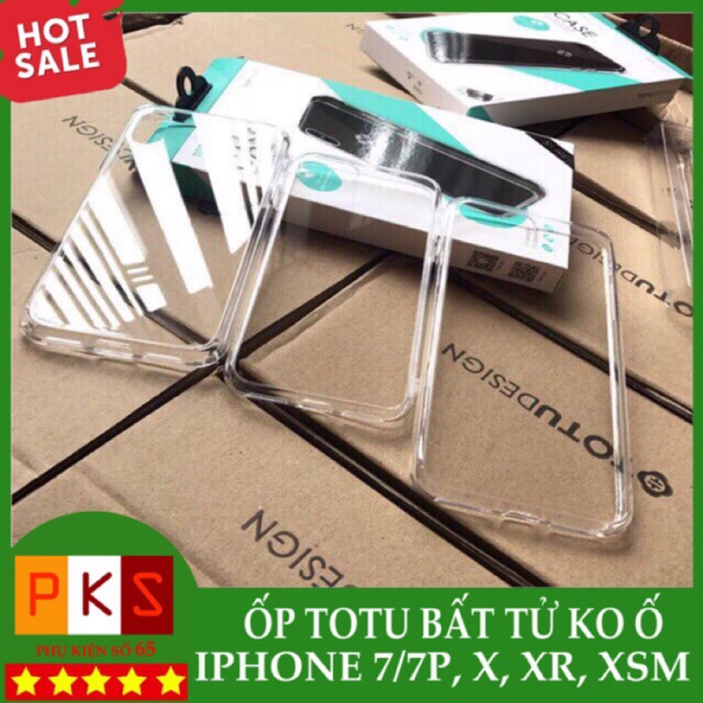[ĐÃ CÓ iP 12] Ốp lưng ToTu ver2 Meka trong suốt KHÔNG Ố Màu dành cho iphone 7 -&gt; 12Promax
